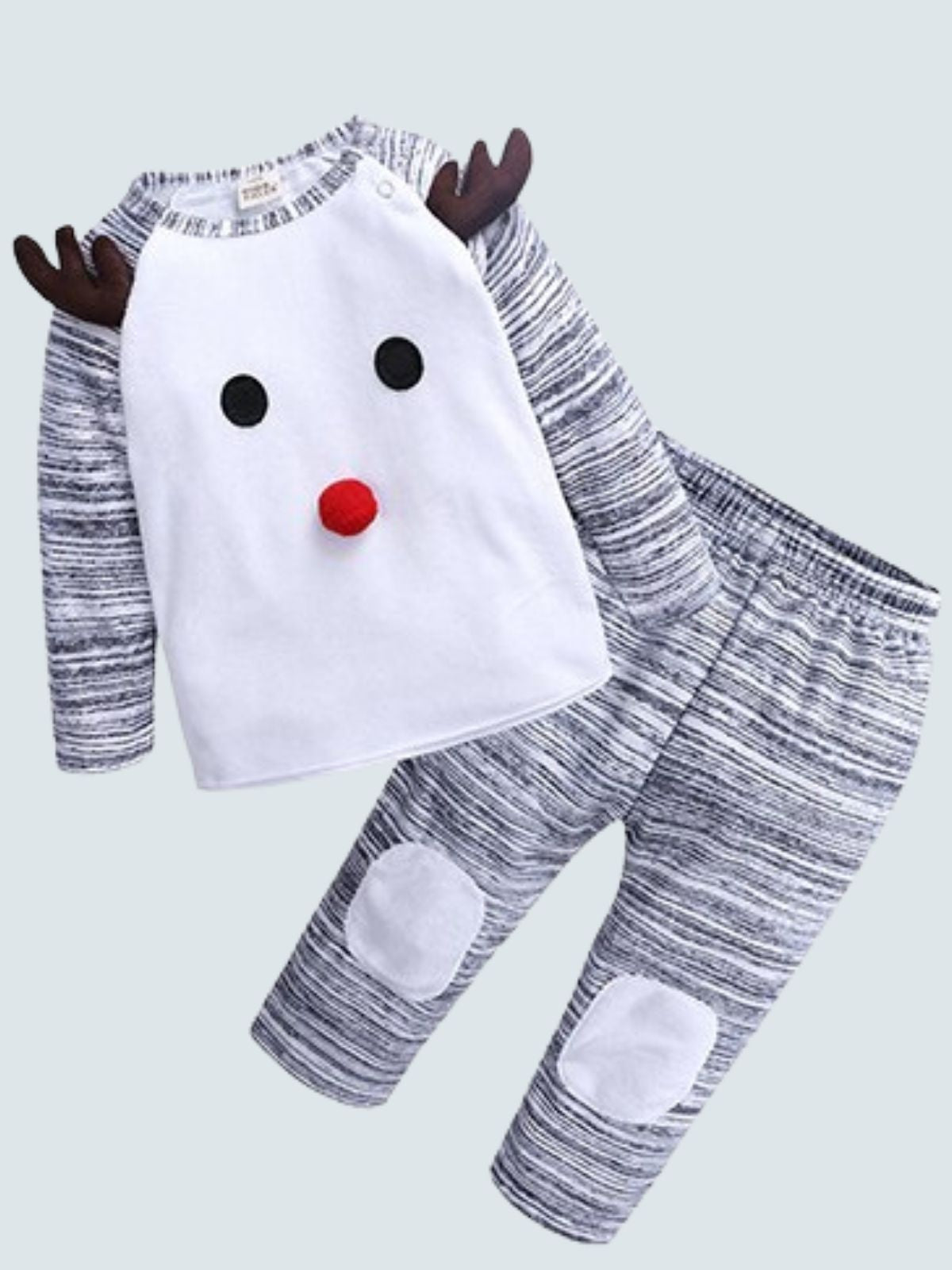 Baby Be My Reindeer Winter Long Sleeve Top And Legging Set