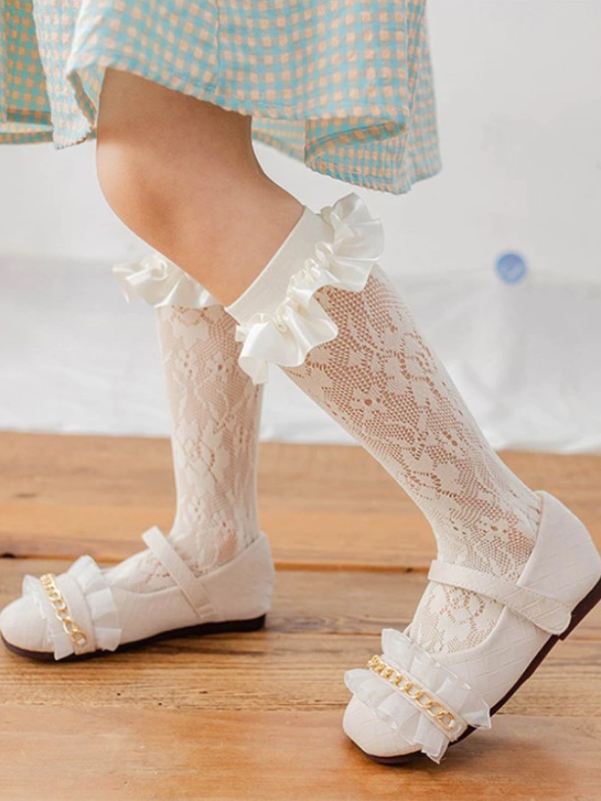 Teatime Princess Floral Lace Socks