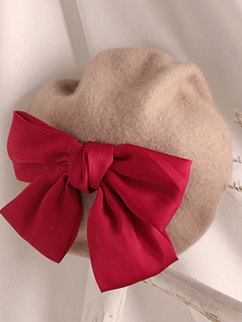 Girls Most Adorable Bow Beret