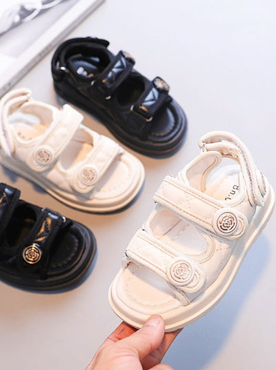 Classic Summer Quilted Sandals By Liv and Mia