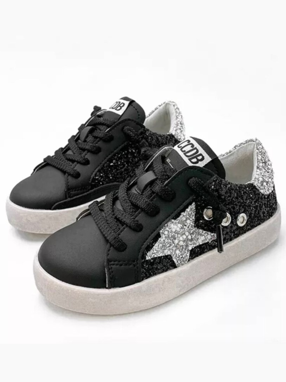 Back To School Shoes | Glitter Covered Sneakers | Mia Belle Girls