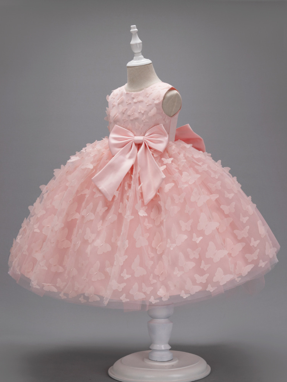 Girls Formal Easter Dresses | Butterfly Embroidered Tulle Tutu Dress ...