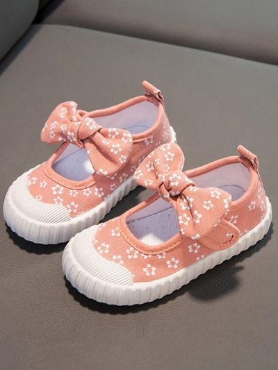 Mia Belle Girls Bowknot Sneakers | Back To School Shoes