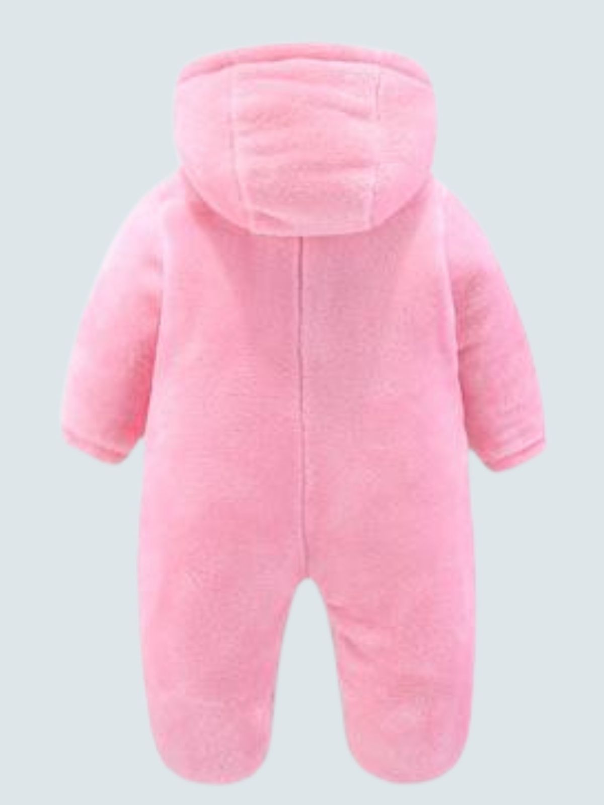 Baby Bear Necessities Hooded Fleece Footie Pajamas - Pink