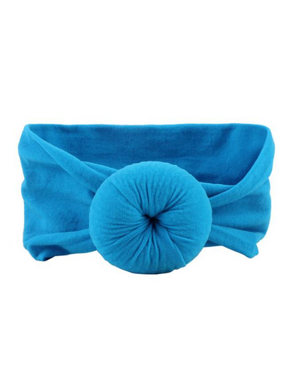 Baby Turban Headband blue
