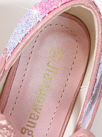 Girls Glitter Bowed Princess Shoes By Liv and Mia