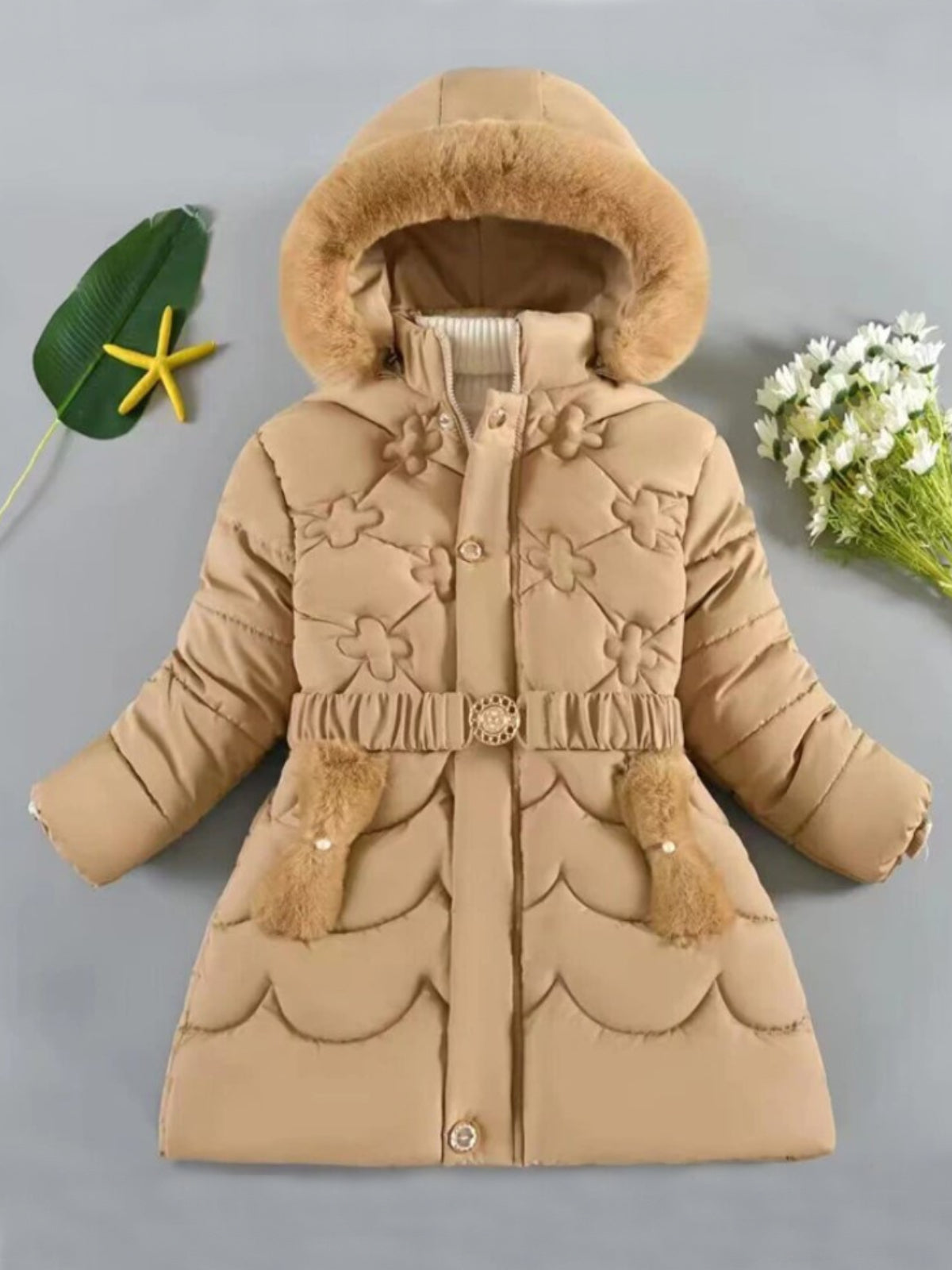Polar Princess Belted Winter Jacket