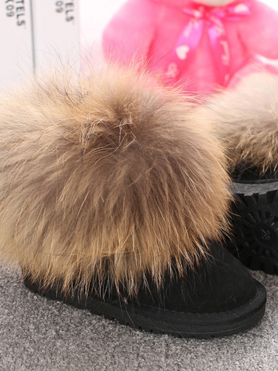 Shoes By Liv & Mia | Big Faux Fur Winter Boots | Boutique Accessories