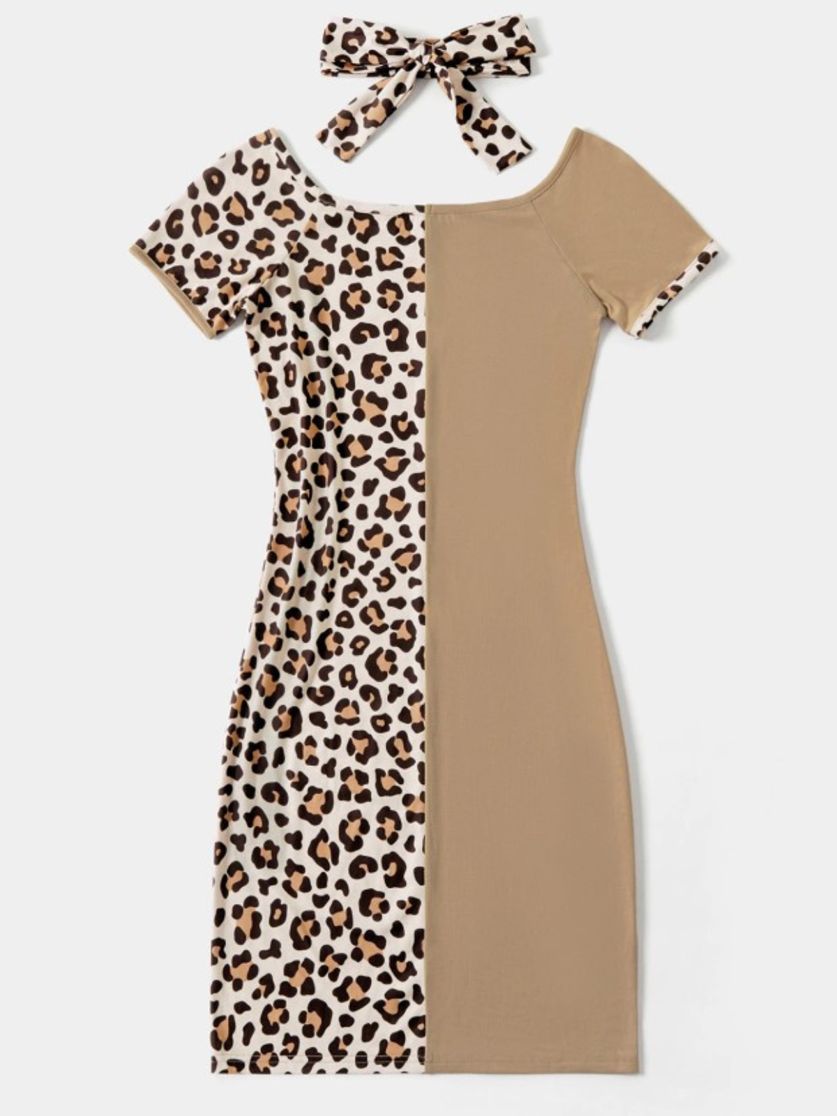 Mommy & Me | Matching Dresses | Hear Me Roar Split Leopard Print Dress