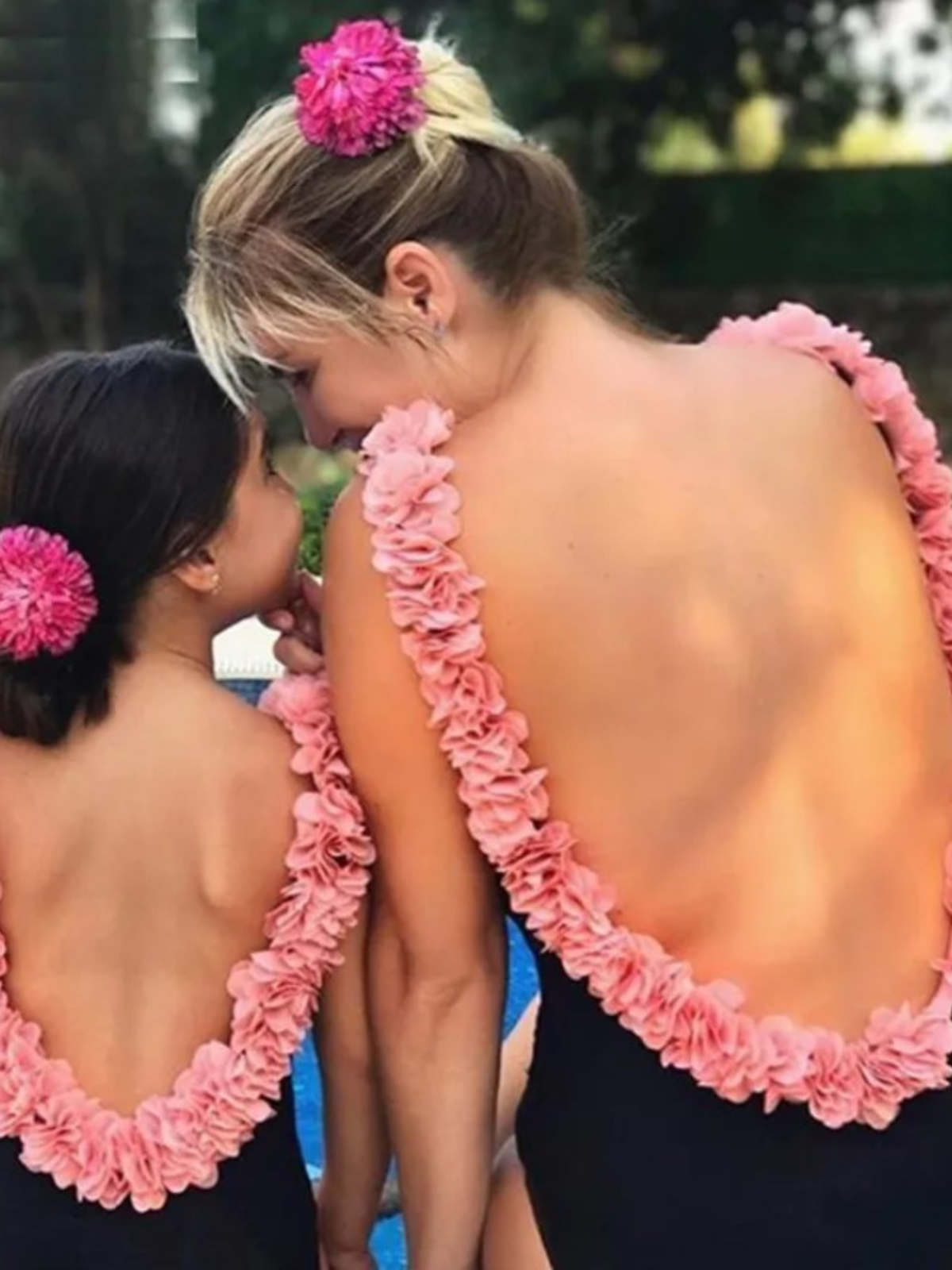 Mommy & Me Swimsuit | Floral Strap One Piece Swimsuit | Mia Belle Girls