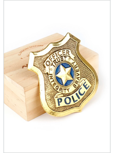 Little Officer Cosplay Police Badge