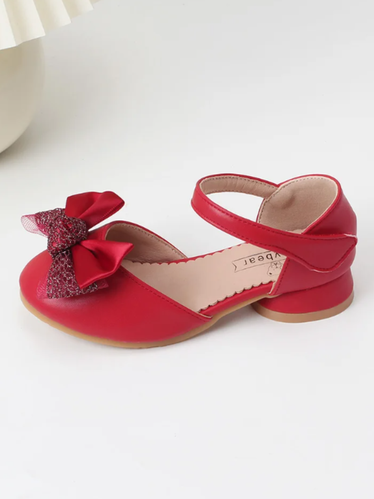 Mia Belle Girls Bow Ankle Strap Shoes | Shoes By Liv & Mia