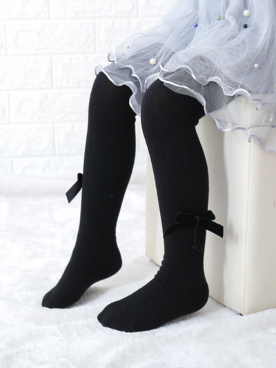 Mia Belle Girls Bowknot Tights | Girls Accessories