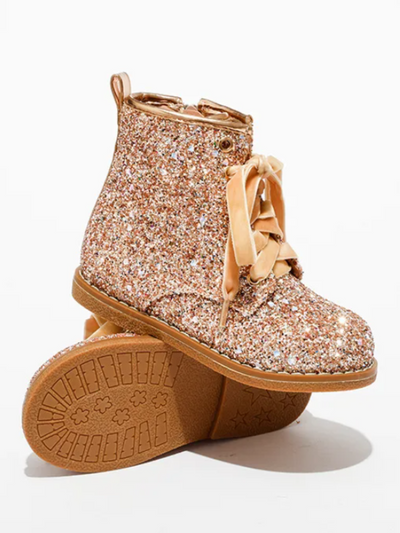 Mia Belle Girls Glitter Boots | Shoes By Liv & Mia