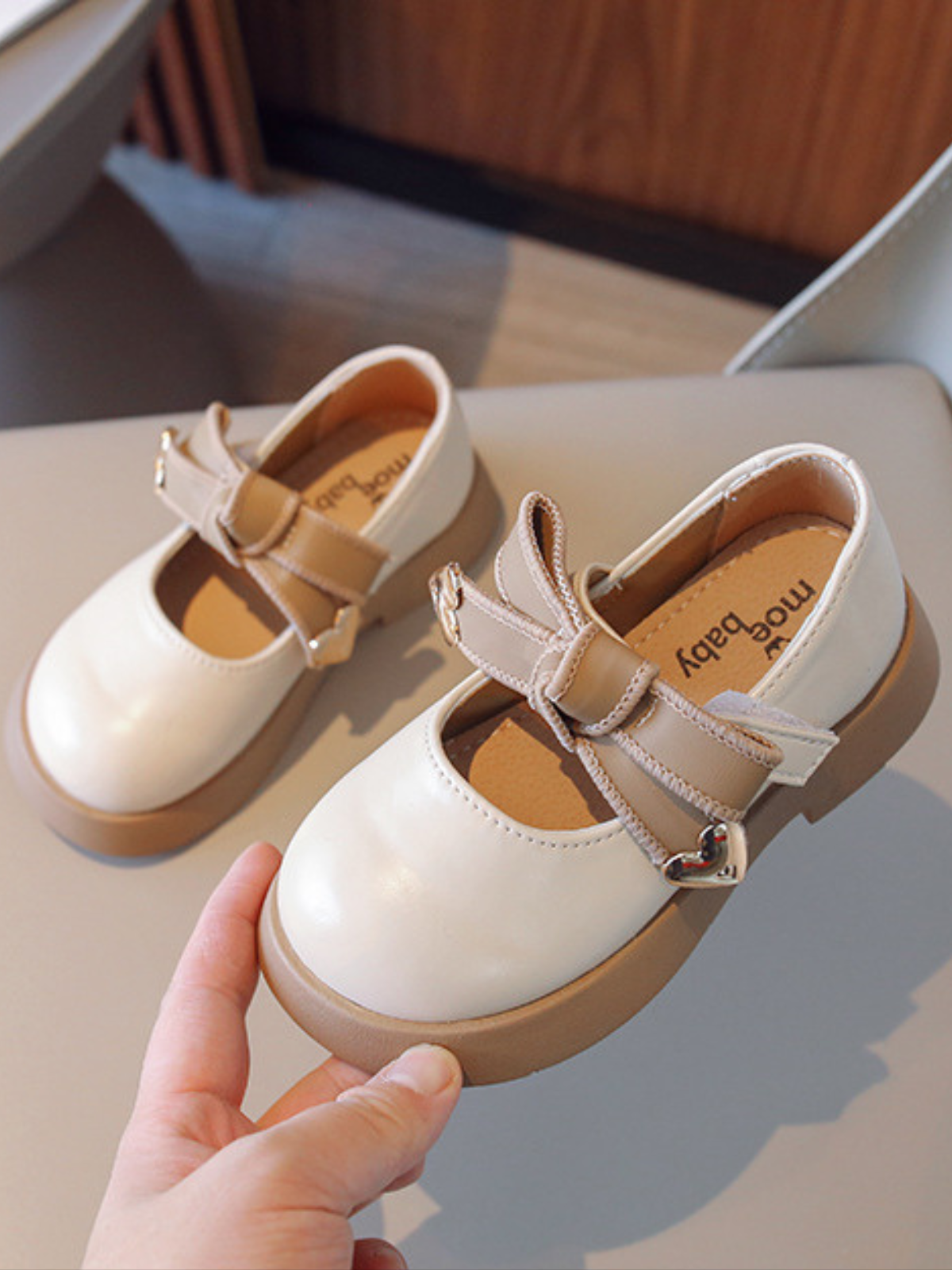 Mia Belle Girls Bow Strap Mary Janes | Shoes By Liv & Mia