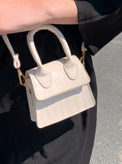 Mia Belle Girls Croc-Embossed Mini Bag | Girls Clothing Accessories