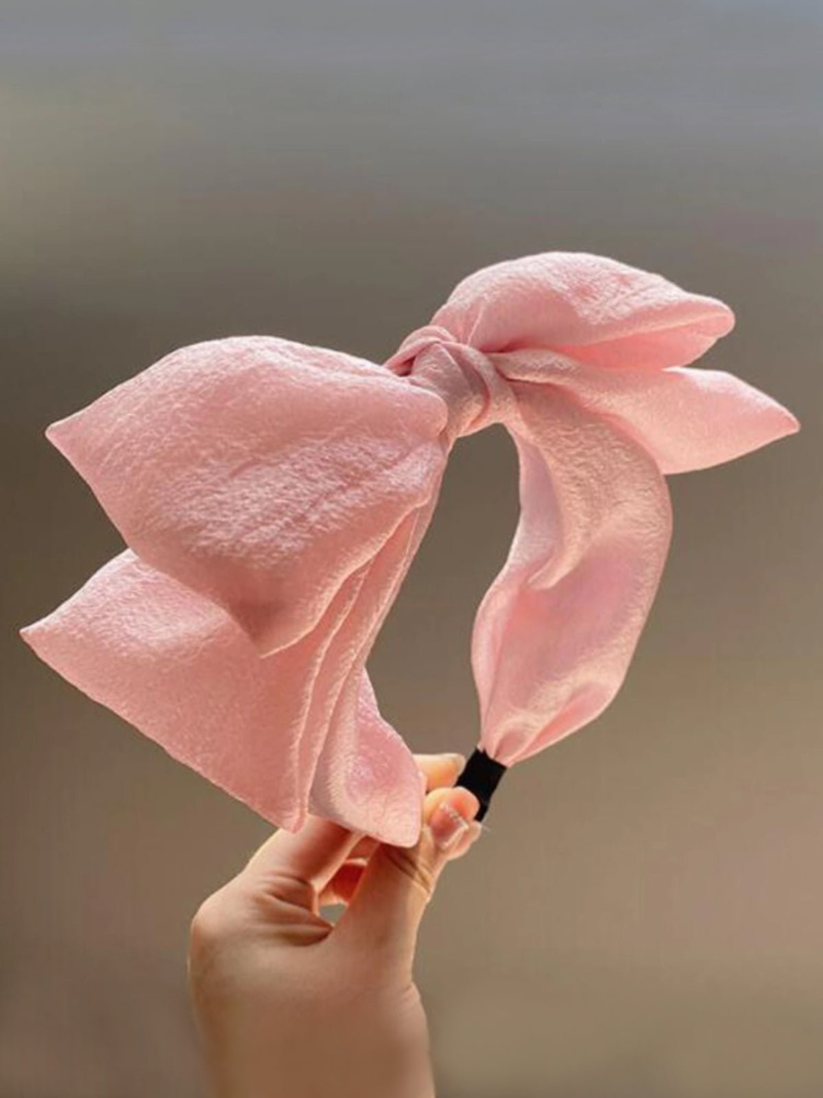 Gorgeous Girl Pink Big Bow Knot Headband