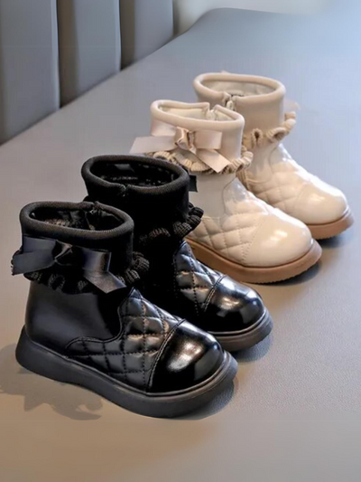 Mia Belle Girls Quilted Boots | Shoes By Liv & Mia