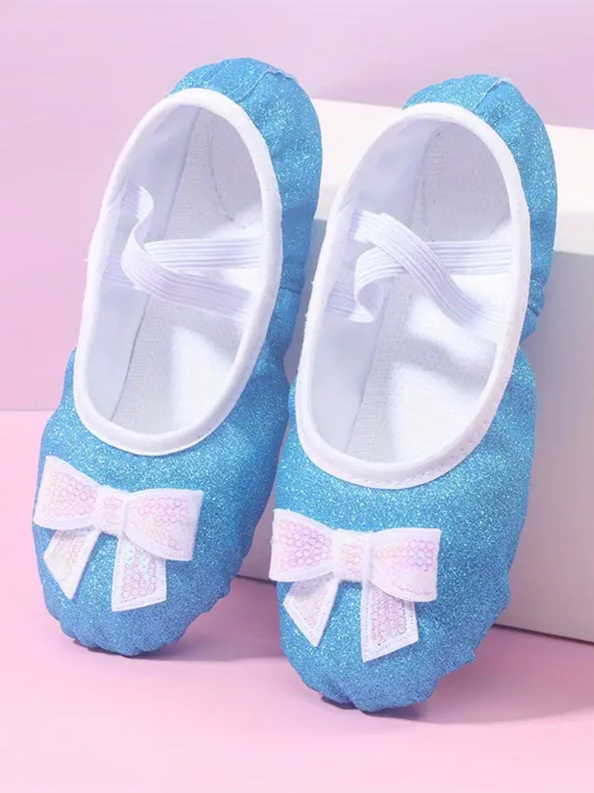 Mia Belle Girls Glitter Ballet Shoes | Shoes By Liv & Mia