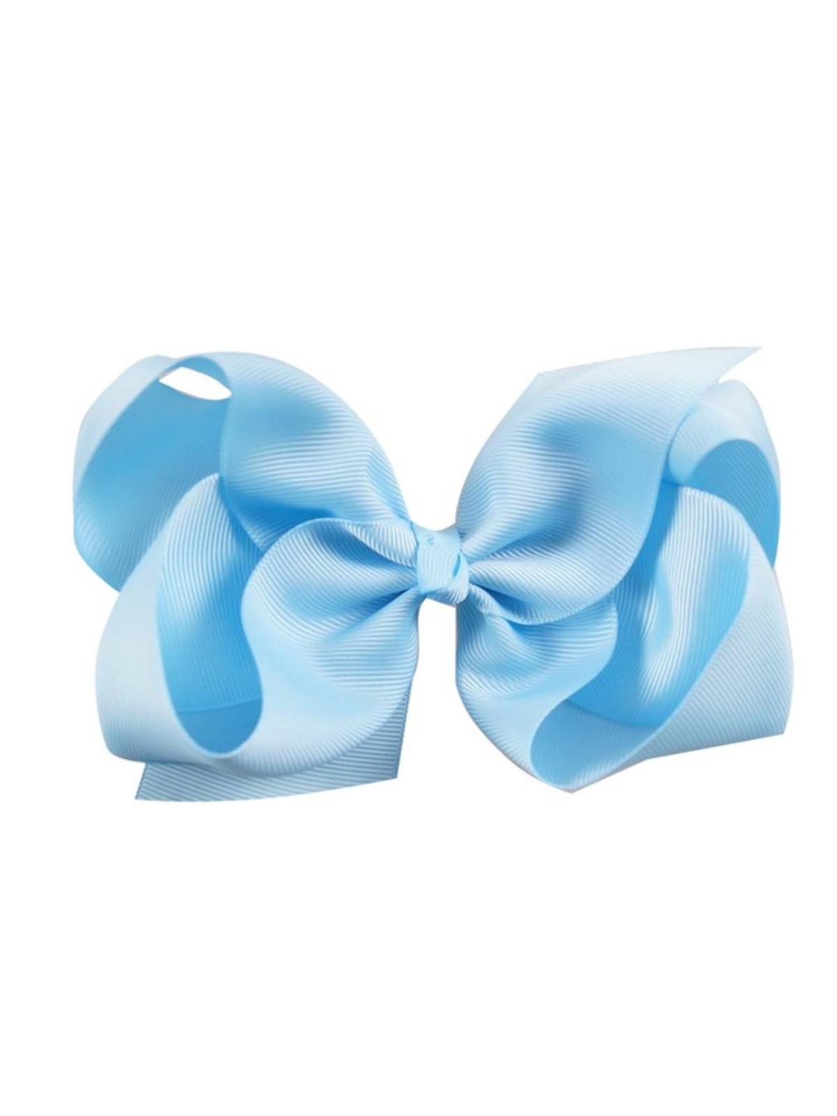 Baby Blue Large Bow Hair Clip