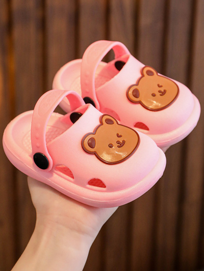 Shoes By Liv & Mia | Little Girls Bear Swimming Slippers | Kids Shoes