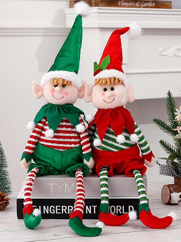 Children's Christmas Accessories | Girls Elf Doll Plush Christmas Toy