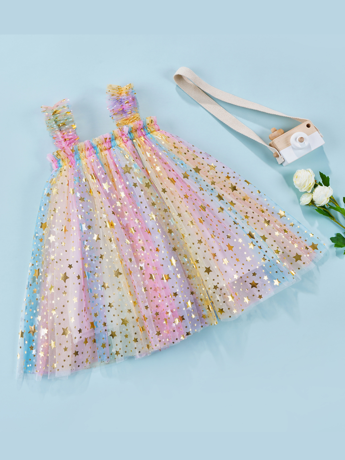 In The Mood For Magic Rainbow Tulle Dress
