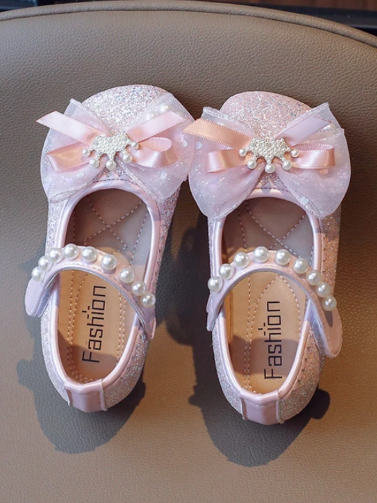Mia Belle Girls Glitter Mary Jane Shoes | Shoes By Liv & Mia