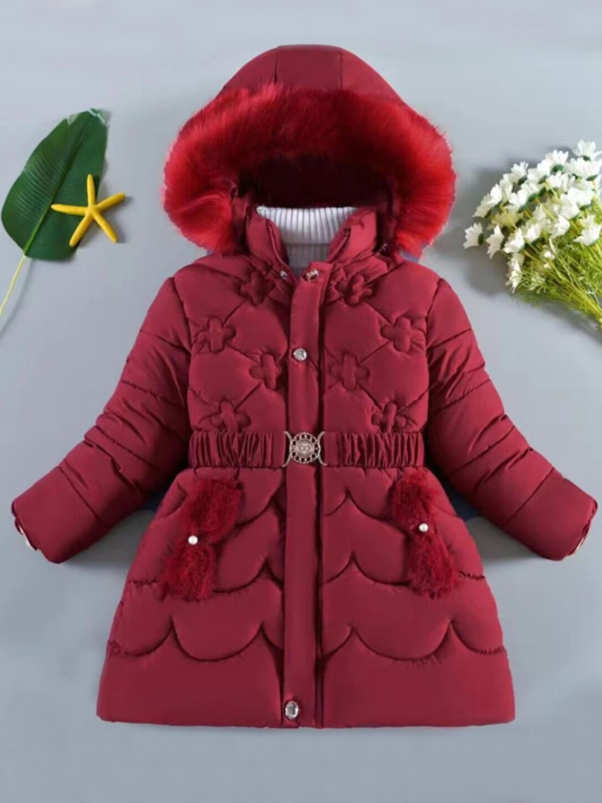 Polar Princess Belted Winter Jacket