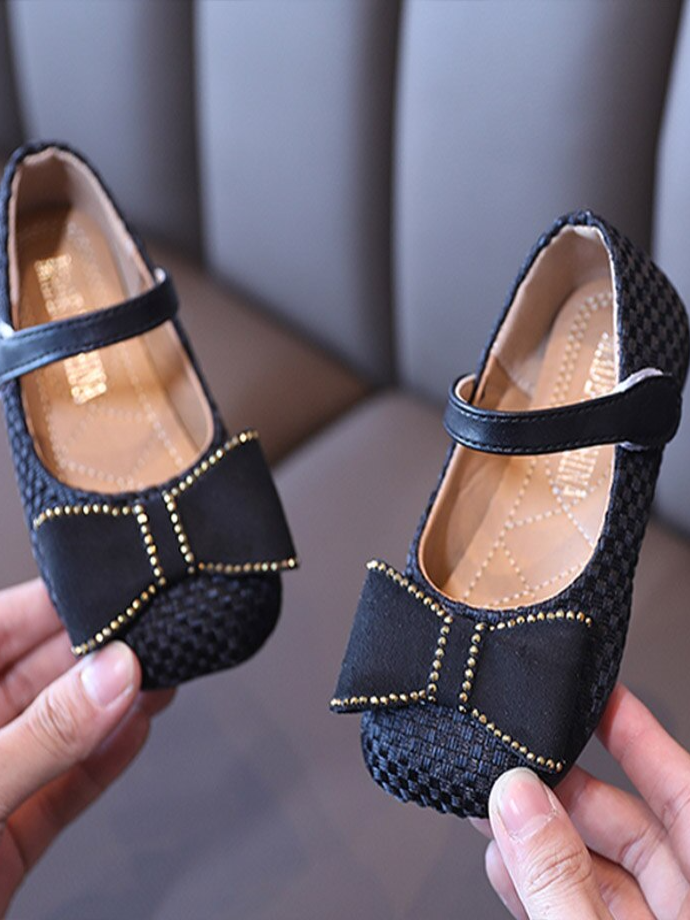Mia Belle Girls Bow Mary Jane Flats | Shoes By Liv and Mia