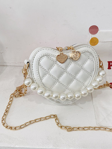 Heart of Pearl Crossbody Handbag