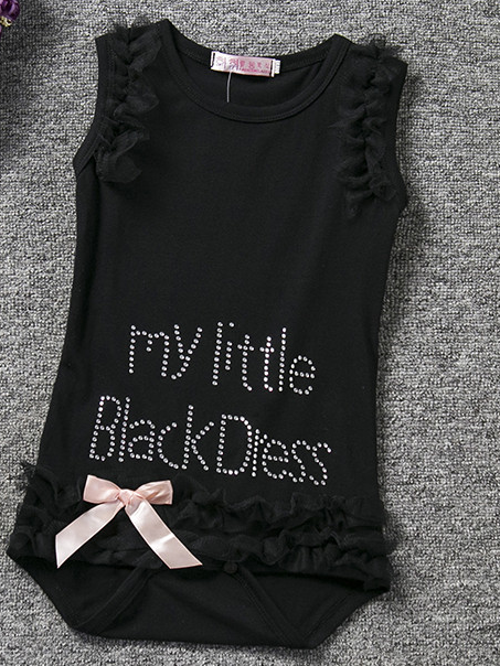 Baby "Little Black Dress" Onesie