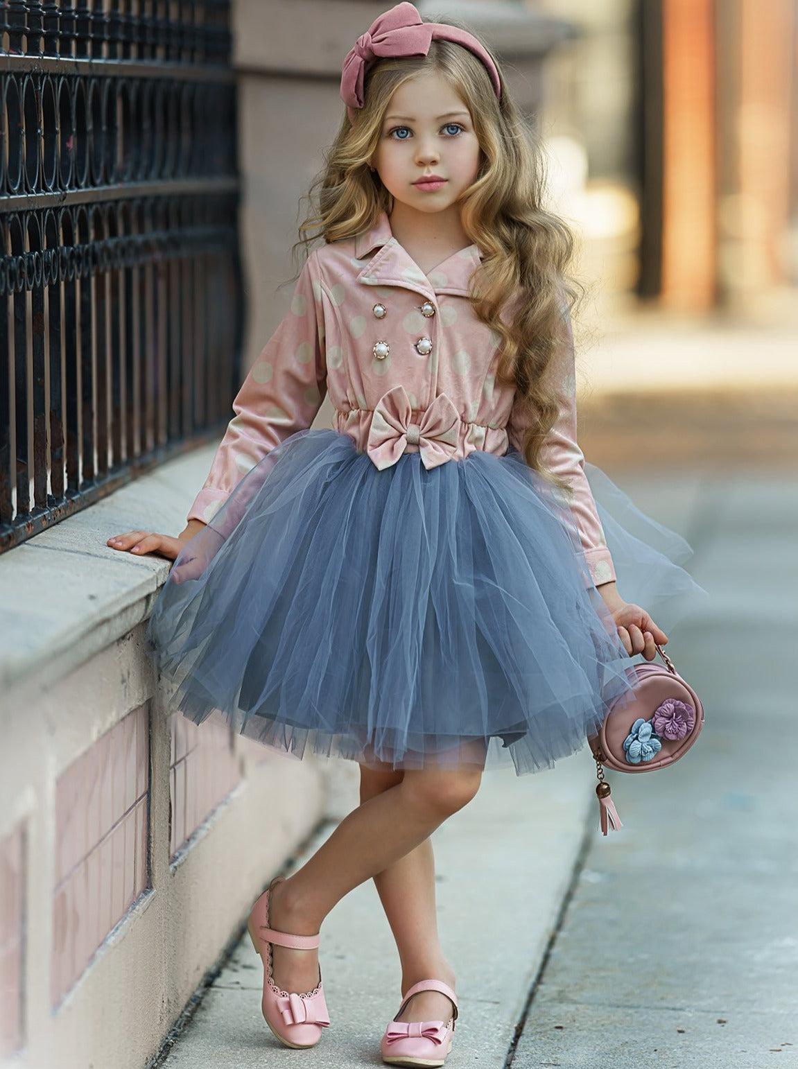 Girls Perfect Diva Special Occasion Tutu Dress - Mia Belle Girls, Light Blue / 5Y