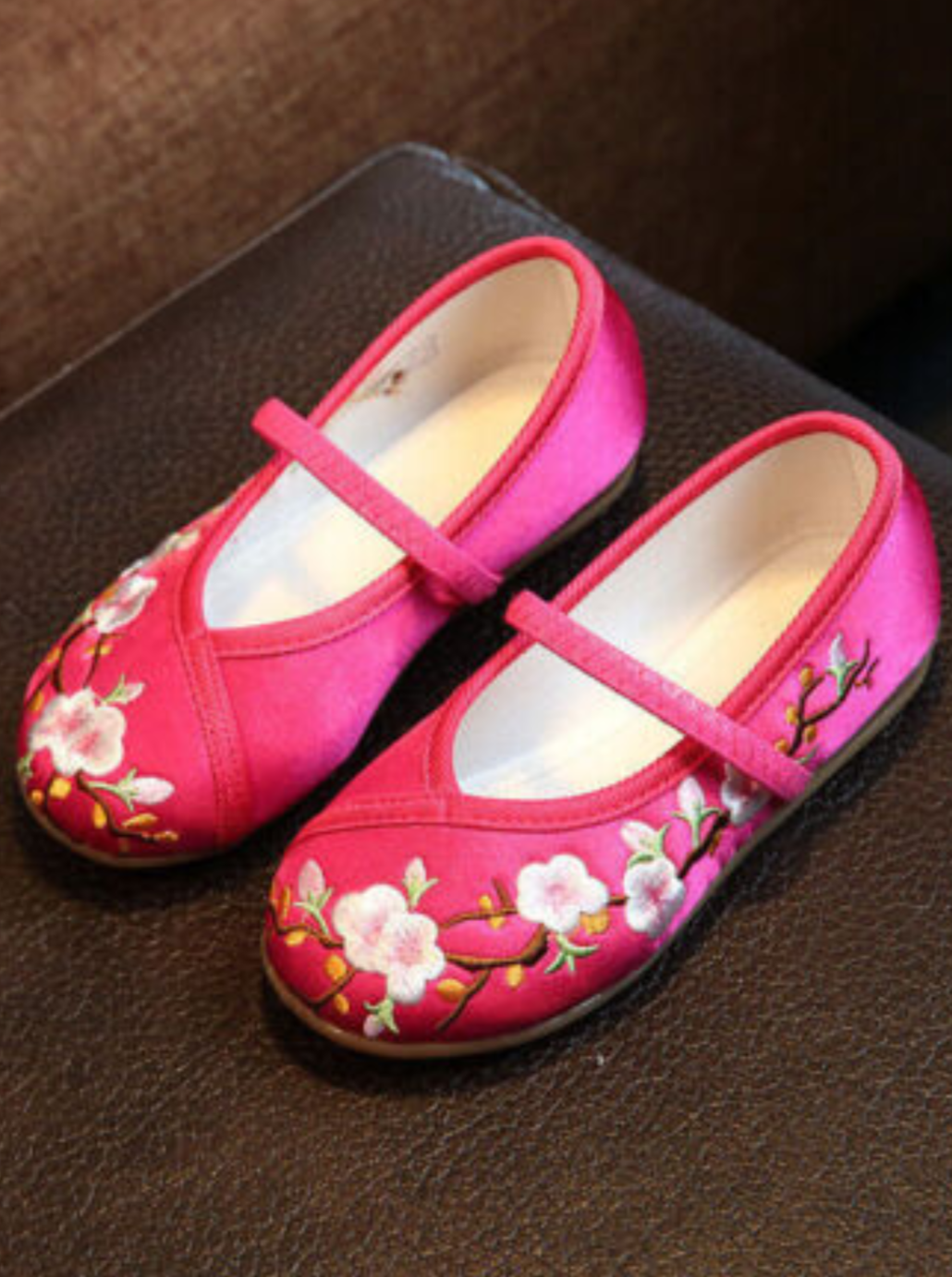 Mirabel Inspired Pink Floral Ballerina Flats by Liv & Mia