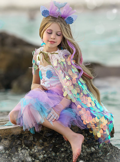 Mermaid Unicorn Costume | Girls Halloween Costumes - Mia Belle Girls