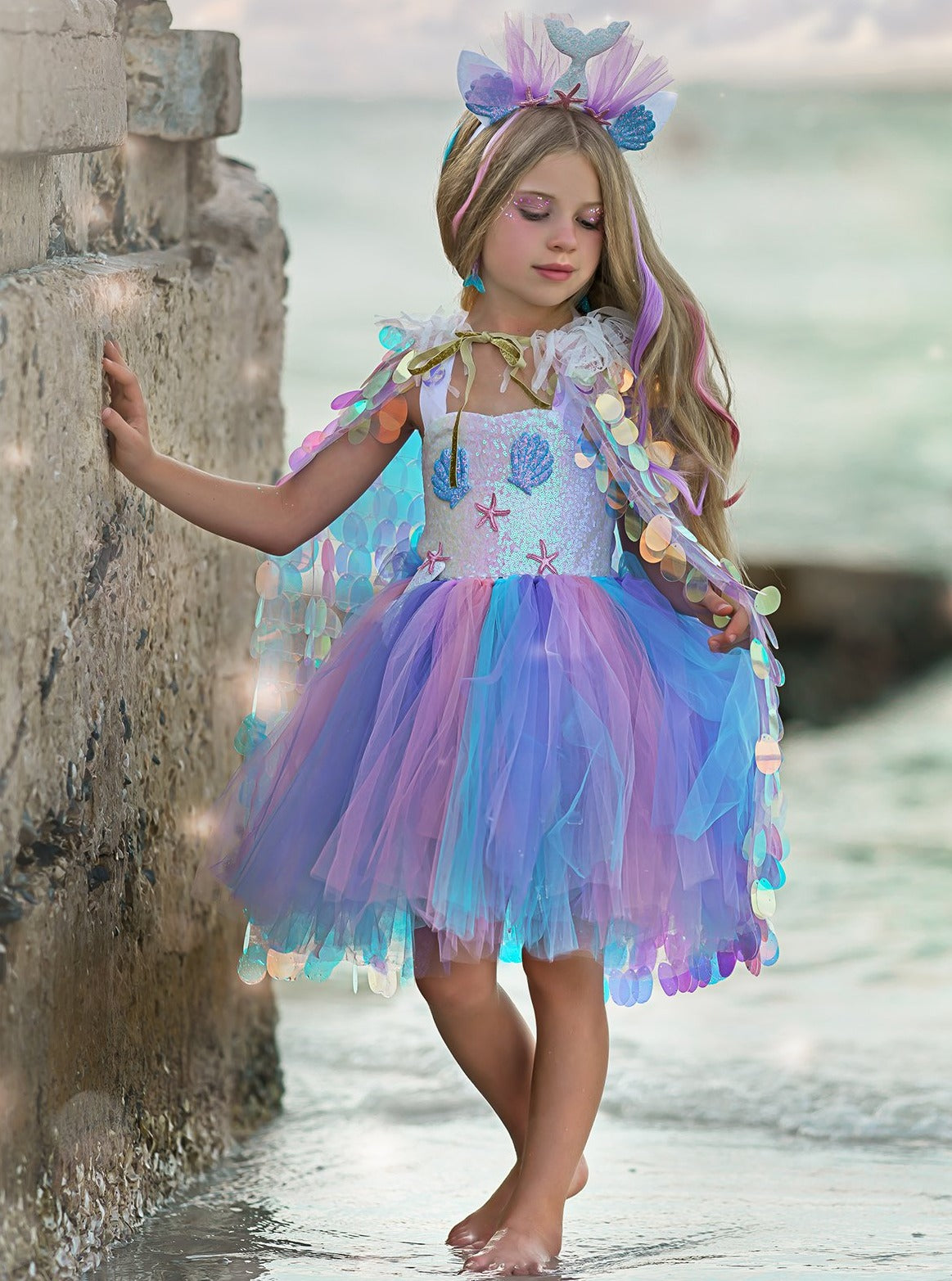 Mermaid Unicorn Costume | Girls Halloween Costumes - Mia Belle Girls