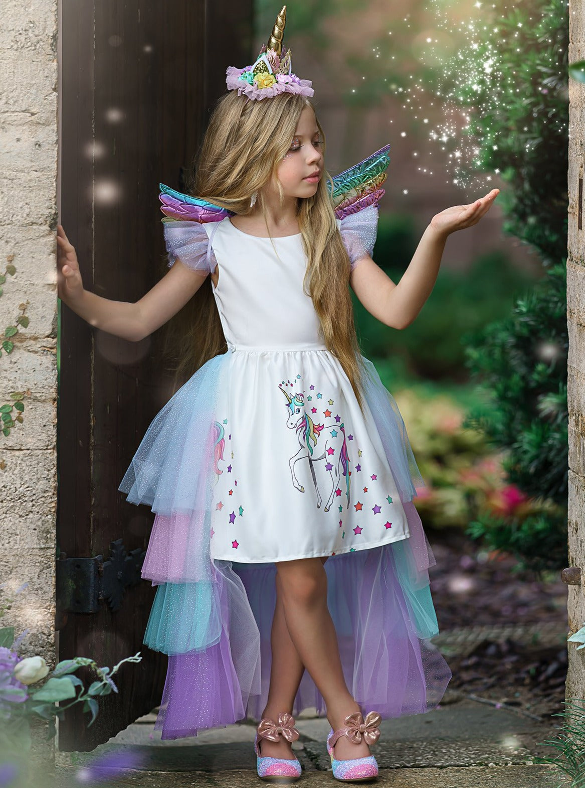 Girls Halloween Costumes | Unicorn Princess Dress | Mia Belle Girls