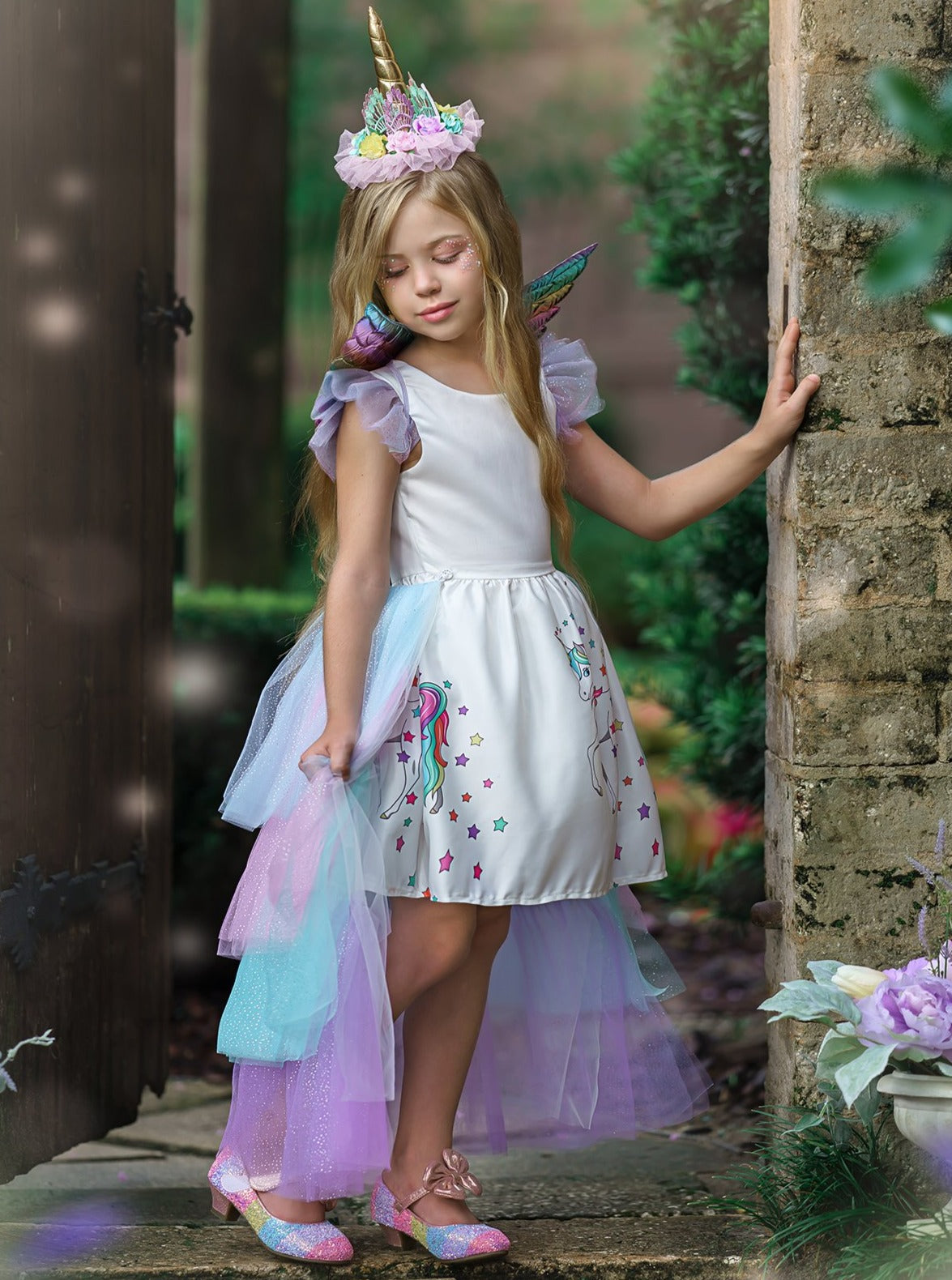 Girls Halloween Costumes | Unicorn Princess Dress | Mia Belle Girls