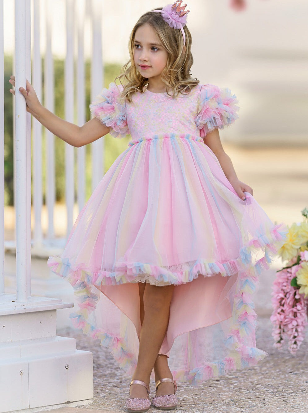 Pink Hi-Lo Dress