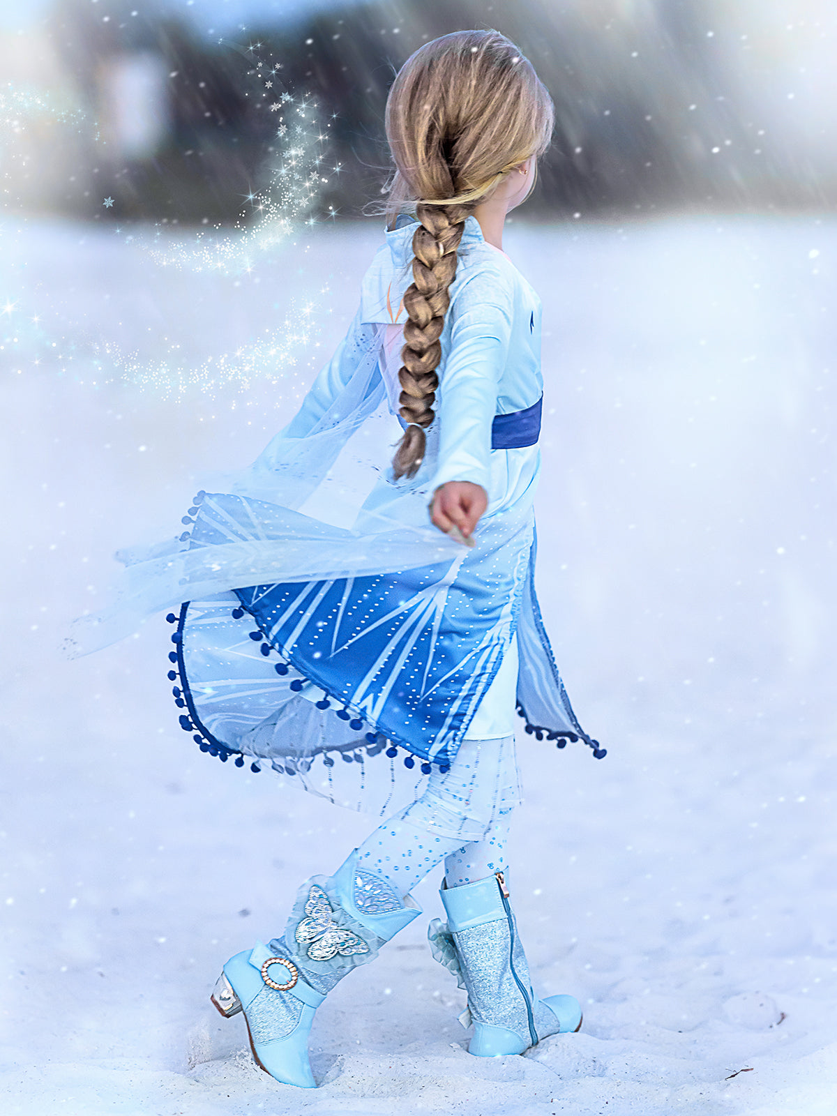 Girls Halloween Costumes | Frozen Inspired Dress | Mia Belle Girls