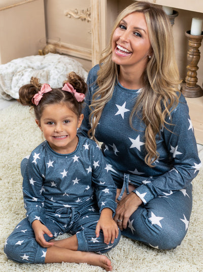 Mommy & Me Matching Outfits | Star Print Loungewear Set | Fall Clothes