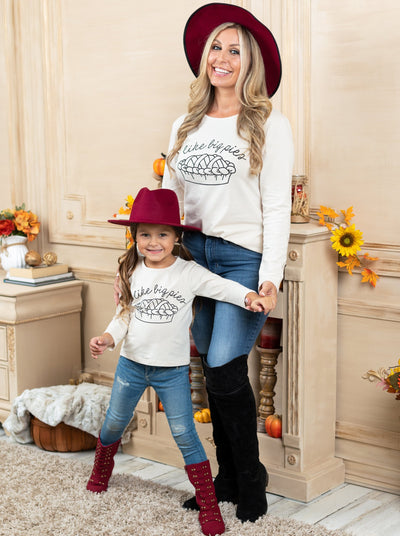 Mommy & Me Matching Fall Tops | I Like Big Pies Long Sleeve Top