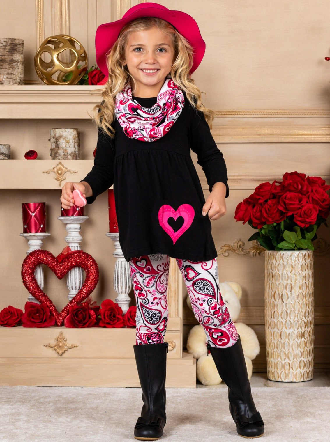 Girls Makes My Day tunic and Legging Set