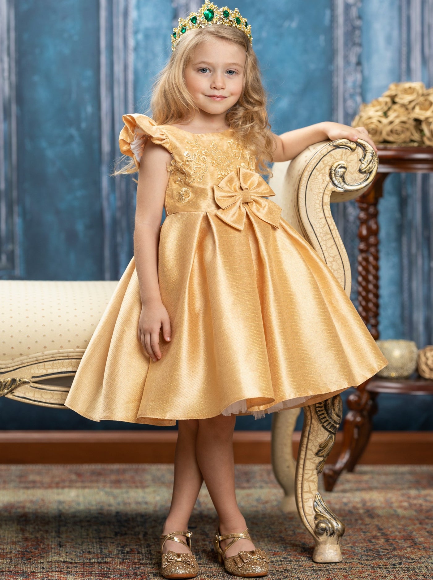 Precious Darling Embroidered Princess Dress