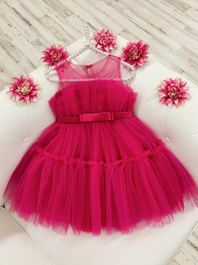Formal Spring Dress | Girls Princess Tulle Special Occasion Tutu Dress