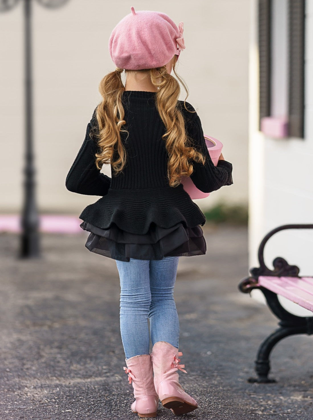 Kids Cardigans & Sweaters | Cable Knit Tutu Sweater | Mia Belle Girls