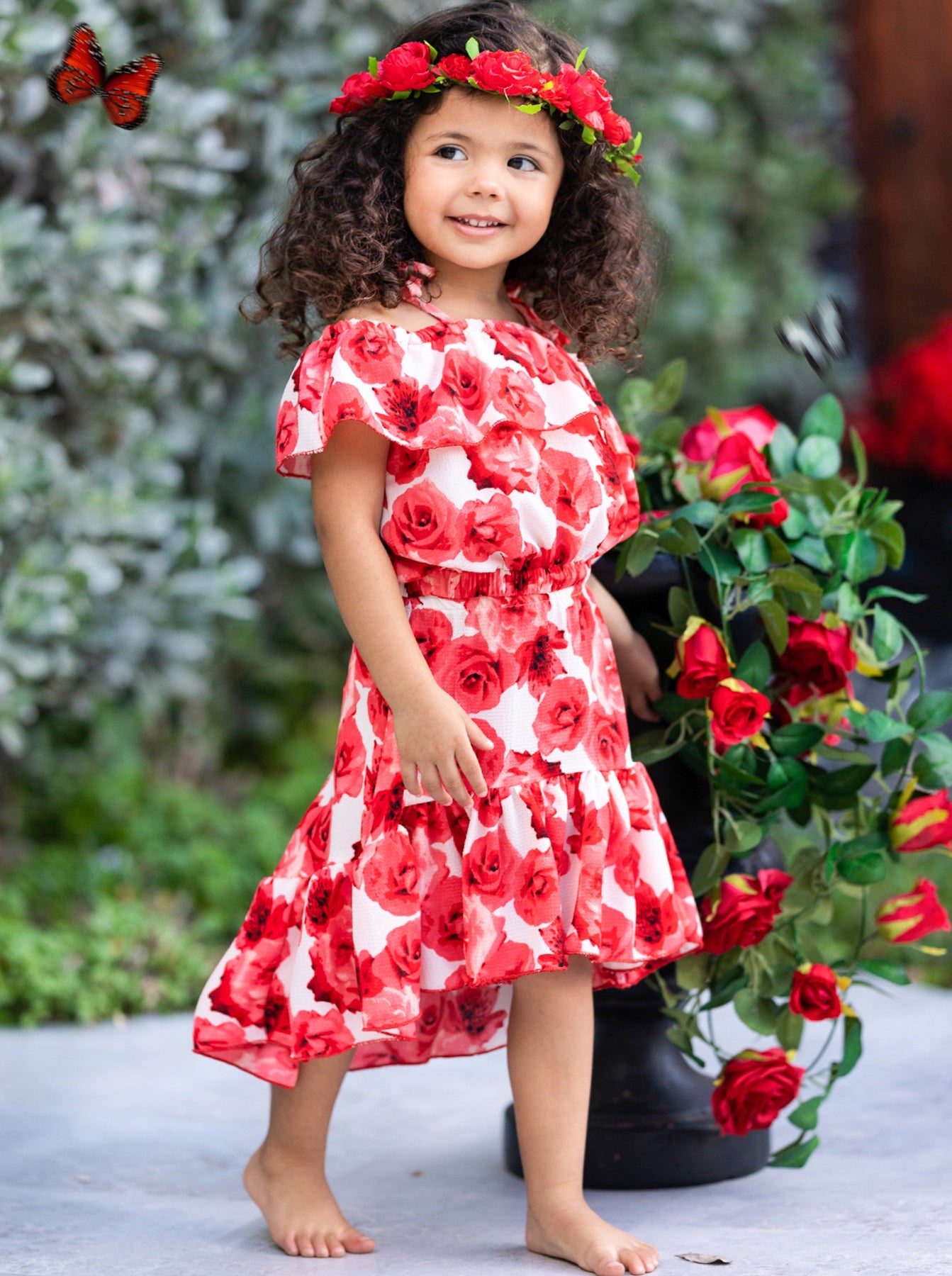 Highland and Floral 2 Piece Ruffle Bell Set (3-6M to 8/9)