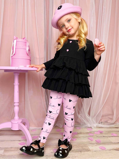Love Is In The Air Tiered Tunic & Legging Set