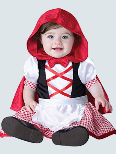Baby Deluxe Little Red Riding Hood Inspired Costume - Mia Belle Girls