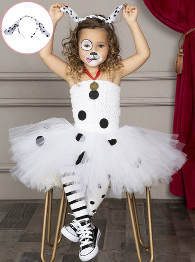 Girls Halloween Costumes | 101 Dalmatians Tutu Dress | Mia Belle Girls